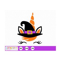 unicorn witch clipart, halloween clip art digital art, instant download