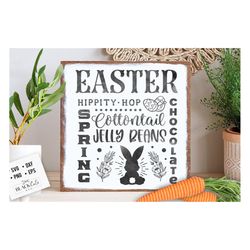 easter subway wall art svg, cottontail svg, easter svg,  cottontail farms svg, easter bunny svg, vintage easter svg