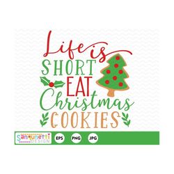 christmas cookies clipart, baking holiday graphic