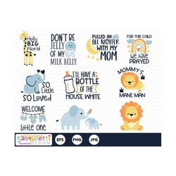 baby and newborn clipart, baby shower digital art instant download