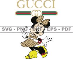 Gucci Mickey Mouse Svg, Fashion Brand Logo 215