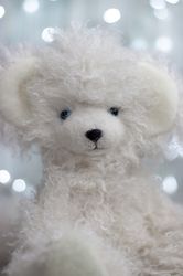 teddy kat, white plush cat, stuffed cat, collectible cat, room design, cat figurine, soft cat, exclusive toys, toys