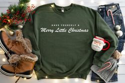 merry christmas sweatshirt, womens christmas shirt, christmas crewneck, merry and bright christmas sweater, minimal chri