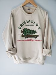 vintage griswold christmas sweatshirt, christmas sweatshirt,christmas crewneck,christmas vacation, sand sweatshirt