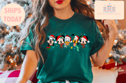 vintage mickey and friend christmas shirt,disney ears christmas shirt,disney christmas shirt,disney trip shirt,disney fa