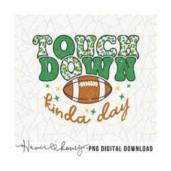 touch down kinda day png - football png - football vibes - football design - leopard print -football season - football s