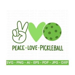 peace love pickleball svg, pickleball shirt svg, pickleball mama svg, i love pickleball svg, cut files for cricut, silhouette