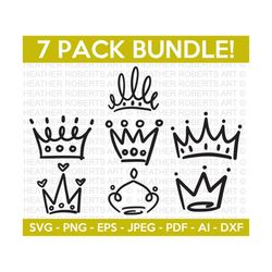 crown svg bundle, crown doodle svg, crown svg, tiara svg, queen tiara svg, princess tiara svg, king crown svg, cut file for cricut