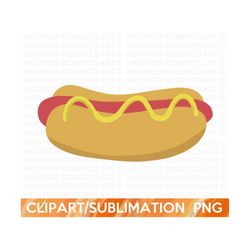 Hotdog Clipart Png , Hotdog Sandwich Clipart, Hotdog Png, Hotdog Clipart Sublimation File, Fastfood Clipart, Sandwich Png, Sublimation File