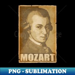 mozart propaganda pop art - trendy sublimation digital download - bring your designs to life