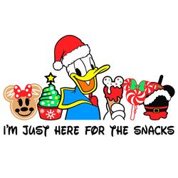 merry christmas donald friend drink and food svg