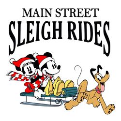 disney santa slegigh rides merry christmas svg