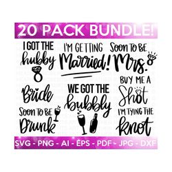 bachelorette party svg bundle, bridal shower svg, bridal shower shirts svg, bachelorette shirts svg, bridal party svg, cut files for cricut