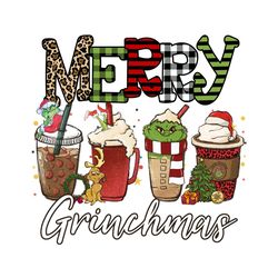 merry grinchmas drink and food lover png