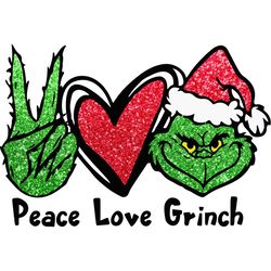 merry xmas grich peace love gift svg design