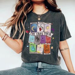 the eras tarot unisex t-shirt, tarot card shirt, reputation card sweatshirt, bookish shirt, eras tarot card tee, optimis