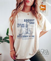 august taylor swift shirt, august slipped away shirt, august tee, folklore merch, august taylor swiftie fan shirt, folkl