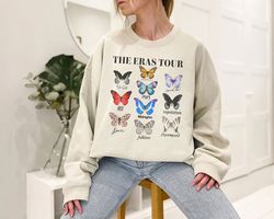 taylor swift butterfly shirt, the tour merch shirt ,the eras tour butterfly vintage shirt, taylor swift's version tshir