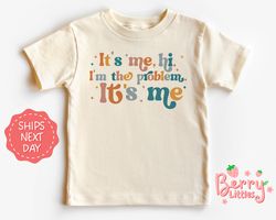 it's me, hi. i'm the problem. it's me eras tour 2023 first taylor swift concert shirt for kids - taylor swiftie kids - t