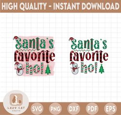 santa's favorite ho christmas png, christmas sublimation design downloads