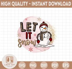 let it snow png, santa claus png, snow png, merry christmas png, leopard, christmas lights png, sublimation designs, dig