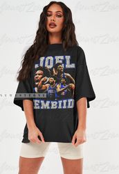 embiid shirt basketball player mvp the process slam dunk merchandise bootleg vintage classic 90s graphic tee unisex swea