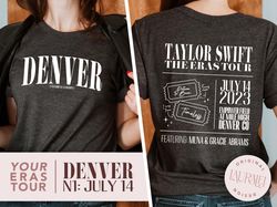 Denver Taylor Swift's Version | Denver N1 July 14 | Eras Tour City Unisex Shirt | Surprise Songs | Taylor Swiftie Gift |