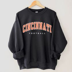 vintage cincinnati football crewneck sweatshirt t-shirt, bengals sweatshirt
