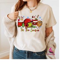 grinch coffee latte christmas sweatshirt | baseball tis the season | baseball | game day | grinchmas sweatshirt | christ