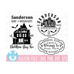 sanderson sisters svg,sanderson witch museum svg,sanderson brewing co svg,children stay free,sanderson bed and breakfast