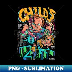 childs play chucky - sublimation-ready png file - transform your sublimation creations