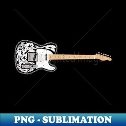 waylon jennings telecaster electric guitar - exclusive png sublimation download - defying the norms