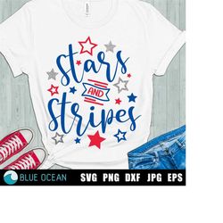 4th of july svg, star and stripes svg, independence day svg, patriotic shirt digital cut files