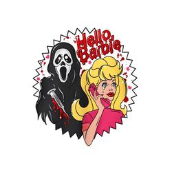 ghost mask doll hello barbie png download file