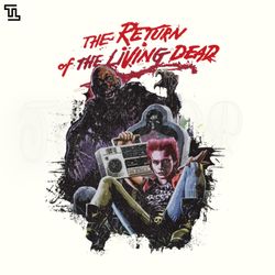 return of the living dead retro horror halloween png