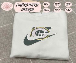 nike nfl green bay packers logo embroidery design, nike nfl logo sport embroidery machine design, famous football team embroidery design, football brand embroidery, pes, dst, jef, files