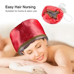 electric hair cap hat salon spa steamer hair thermal treatment nourishing hair mask baking oil cap hair dryer heat hat h