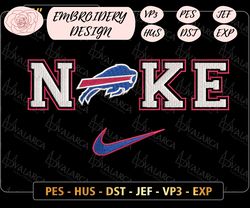 nike nfl buffalo bills logo embroidery design, nike nfl logo sport embroidery machine design, famous football team embroidery design, football brand embroidery, pes, dst, jef, files