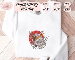 anime inspired embroidery designs, machine embroidery design file, pes, dst, jef, vp3, hus, instant download, robot anime embroidery designs