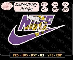 nike nfl minnesota vikings logo embroidery design, nike nfl logo sport embroidery machine design, famous football team embroidery design, football brand embroidery, pes, dst, jef, files