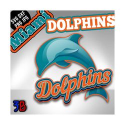 dolphins - football america team miami remake svg for cut file and sublimation