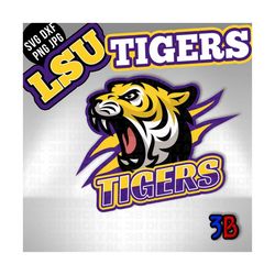 lsu tigers, louisiana, fighting tigers, svg digital download