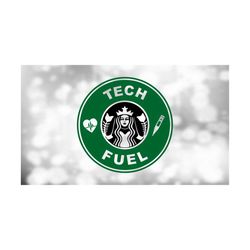 medical clipart: black/green 'tech fuel' for rad techs, surgical techs, or others inspired by coffee shop - digital download svg png dxf pdf