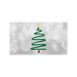 holiday clipart: brown / green doodle, marker sketch, or squiggly pine evergreen or christmas tree w/ gold star - digital download svg & png