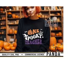 spooky teacher svg png, halloween svg, trick or teach svg, spooky teacher png, teacher svg, halloween shirt svg, trick or teach svg