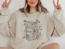 taylor swift albums books taylor swift's version music albums as book shirt for 2023 concert tour merch tee unisex heav