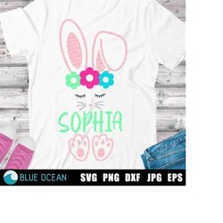 girl easter svg, easter bunny girl svg, easter bunny cut files, easter transfer for girl