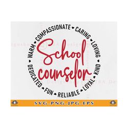 school counselor svg, counselor gift svg, school psychologist, back to school svg, counselor shirt, counseling, files fo