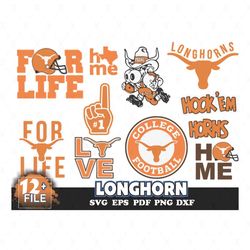 14 texas longhorns logo logo bundle, texas longhorns logo, texas longhorns svg, texas longhorns logo, texas longhorns dx