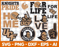 bundle logo ufc knights pride football svg eps dxf png file